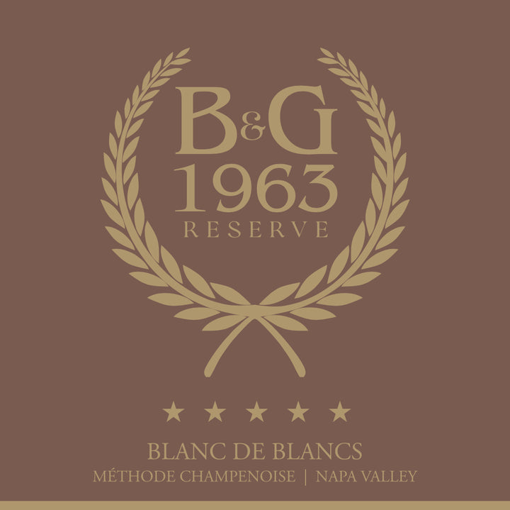 B&G 1963 Reserve - Sparkling Blanc de Blancs - Méthode Champenoise - Napa Valley