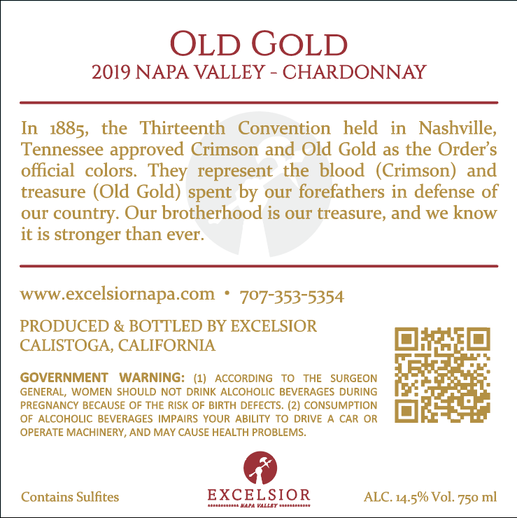 Old Gold - 2019 Chardonnay - Napa Valley