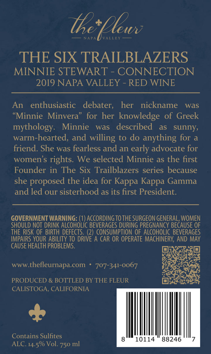 The Six Trailblazers - Minnie Stewart - Connection - 2019 Red Wine - Napa Valley