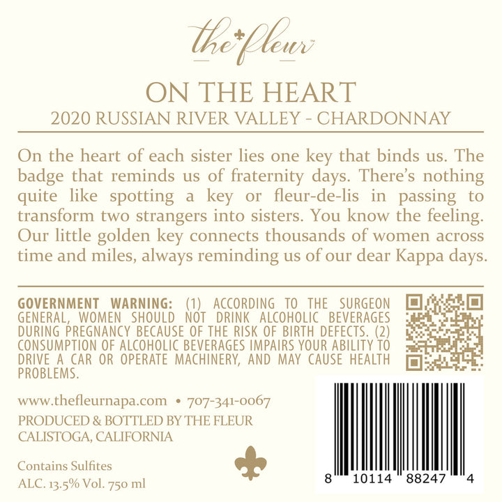 On the Heart - 2020 Chardonnay - Russian River Valley