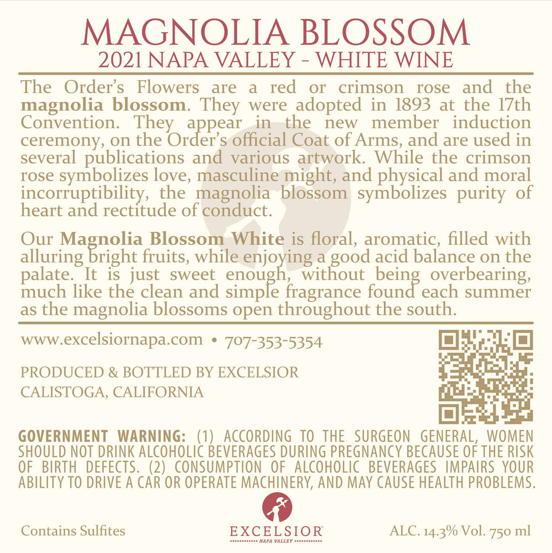 Magnolia Blossom - 2021 Cuvée Blanc - Napa Valley