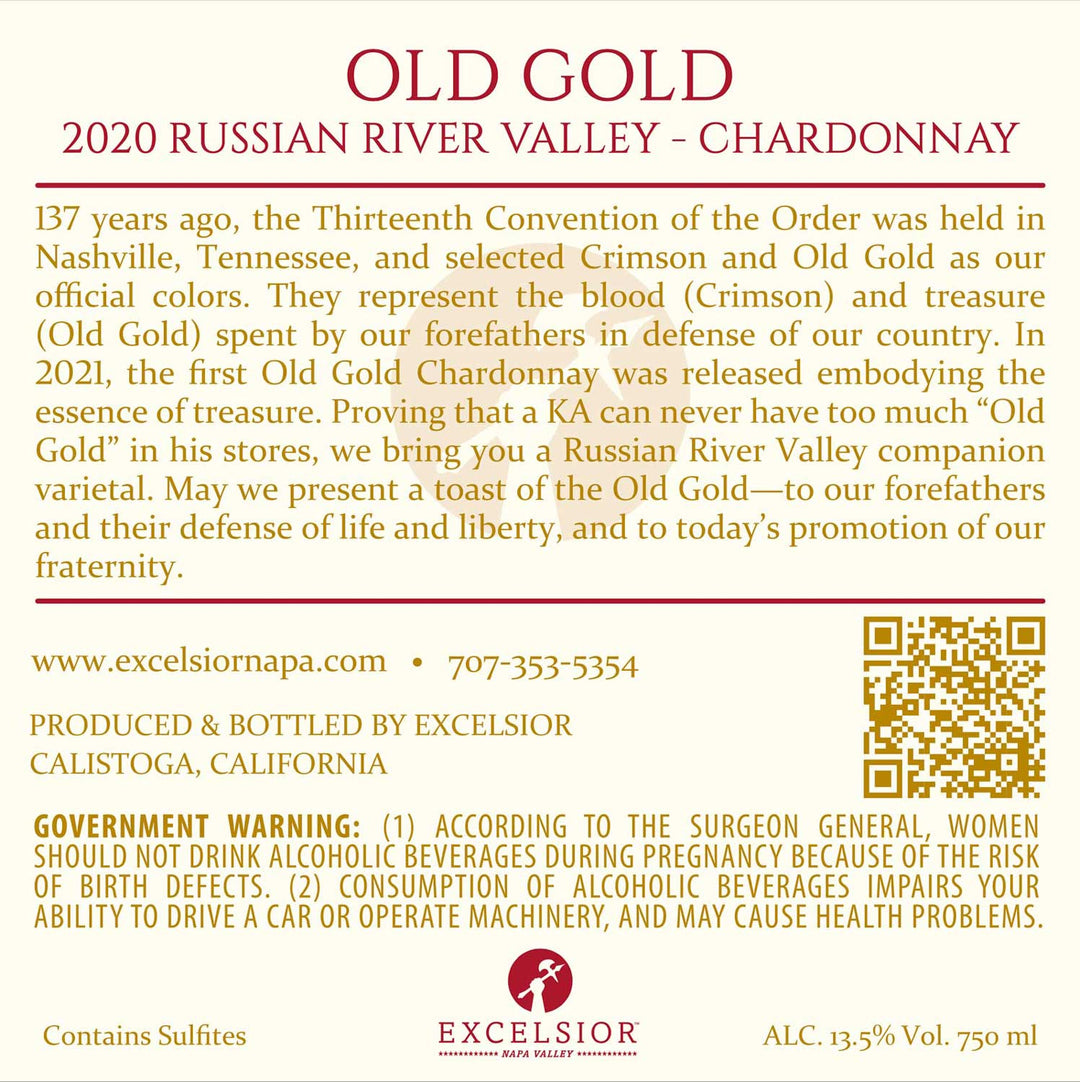 Old Gold - 2020 Chardonnay - Russian River Valley