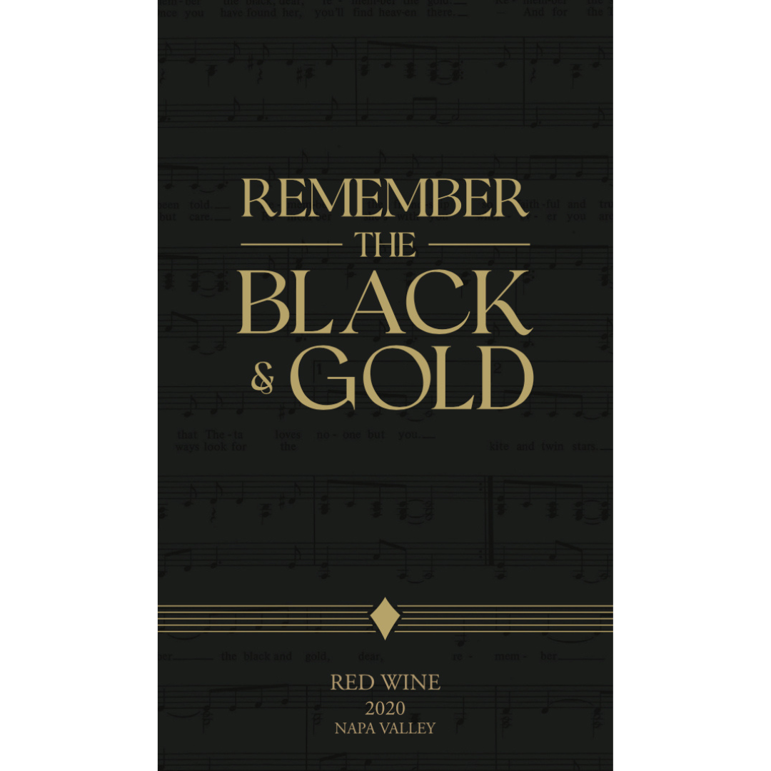 Remember the Black & Gold - 2020 Red Wine - Napa Valley