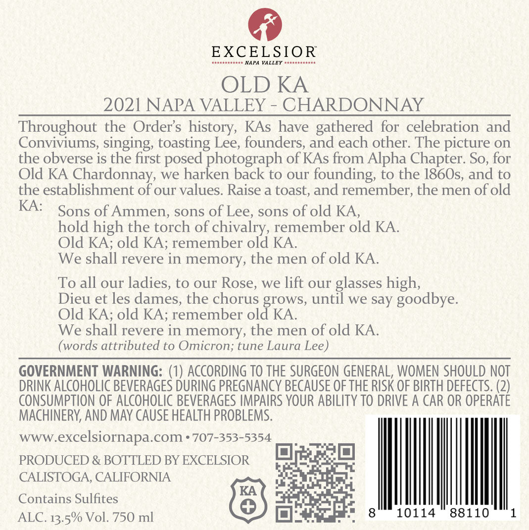 Old KA - 2021 Chardonnay - Napa Valley