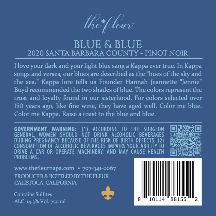 Blue & Blue - 2020 Pinot Noir - Santa Barbara County