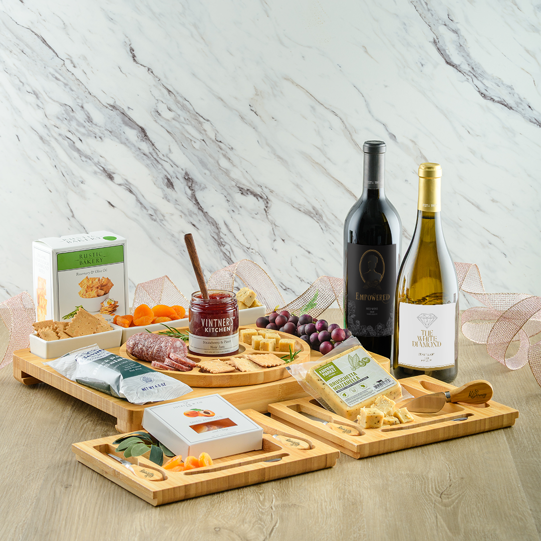 Premium Red & White Charcuterie Board