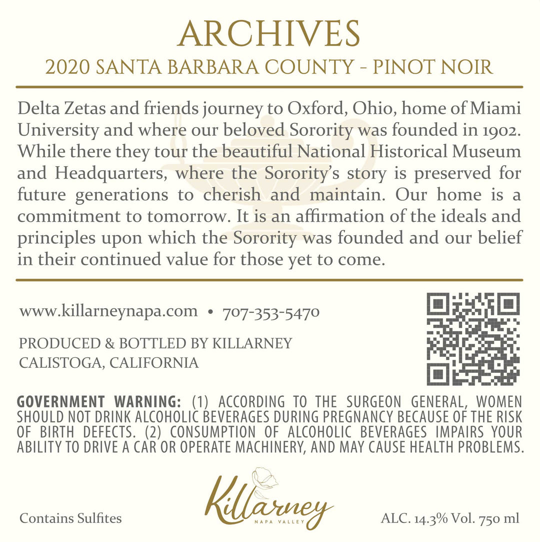 Archives - 2020 Pinot Noir - Santa Barbara County