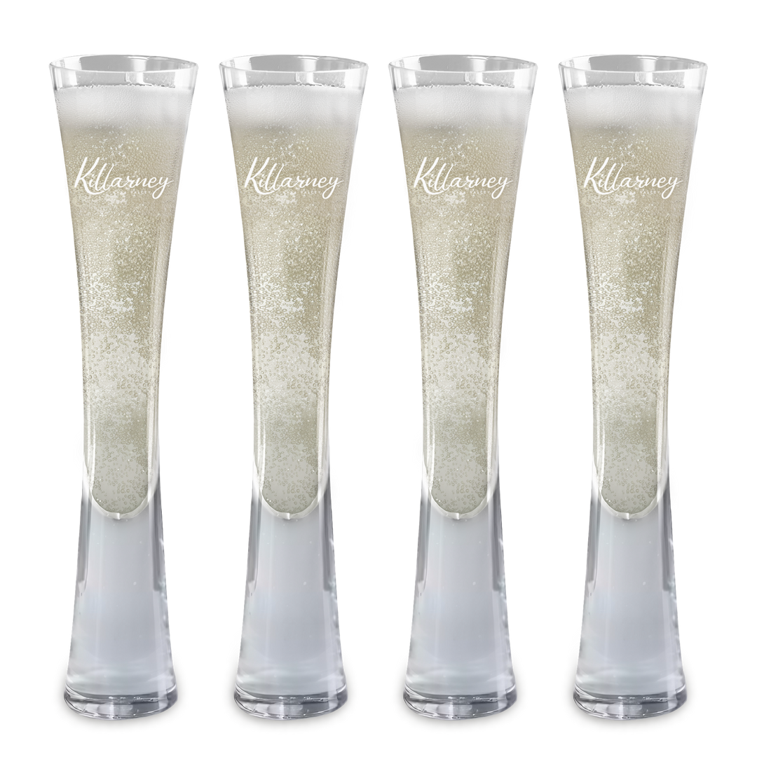 Hand Blown Artisan Crafted Champagne Flute