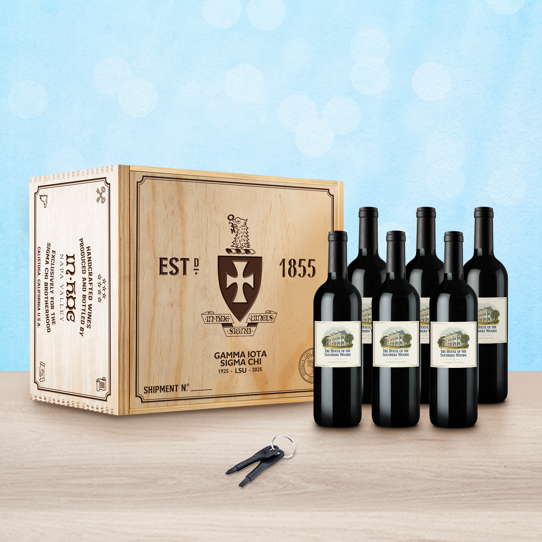 LSU - The House of the Southern Woods 6-Bottles & Wooden Crate