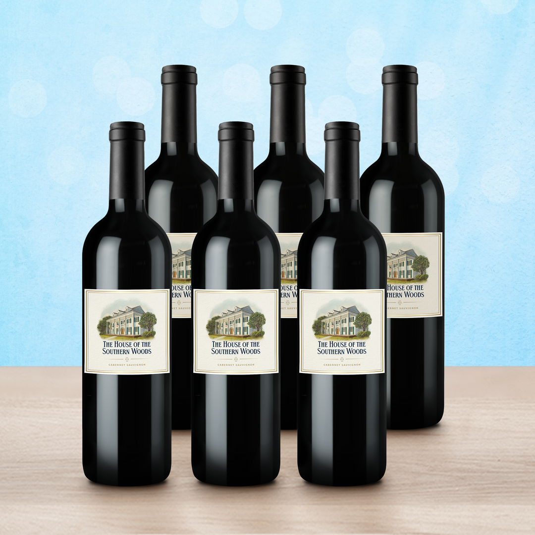 LSU - 6 Bottles of The House of the Southern Woods - 2021 Cabernet Sauvignon, California