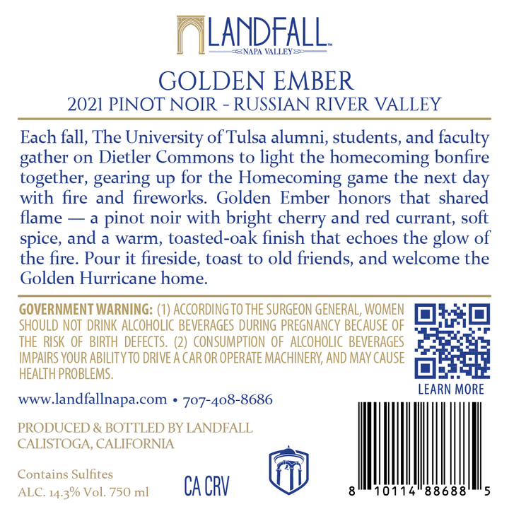 Golden Ember - 2021 Pinot Noir - Russian River Valley