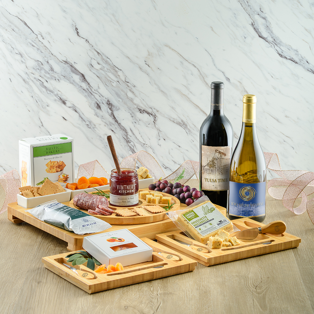 Premium Red & White Charcuterie Board