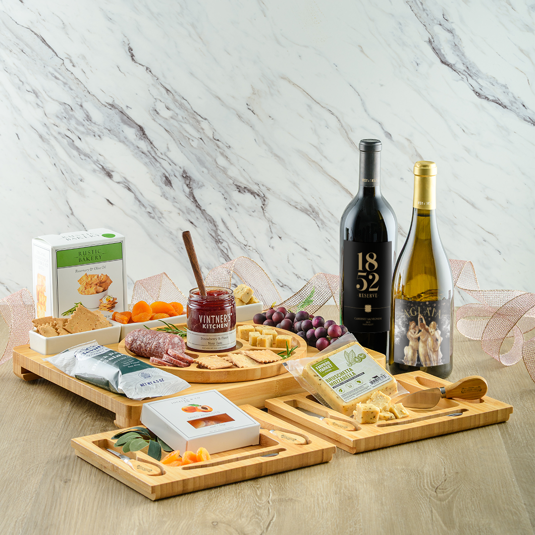 Premium Red & White Charcuterie Board