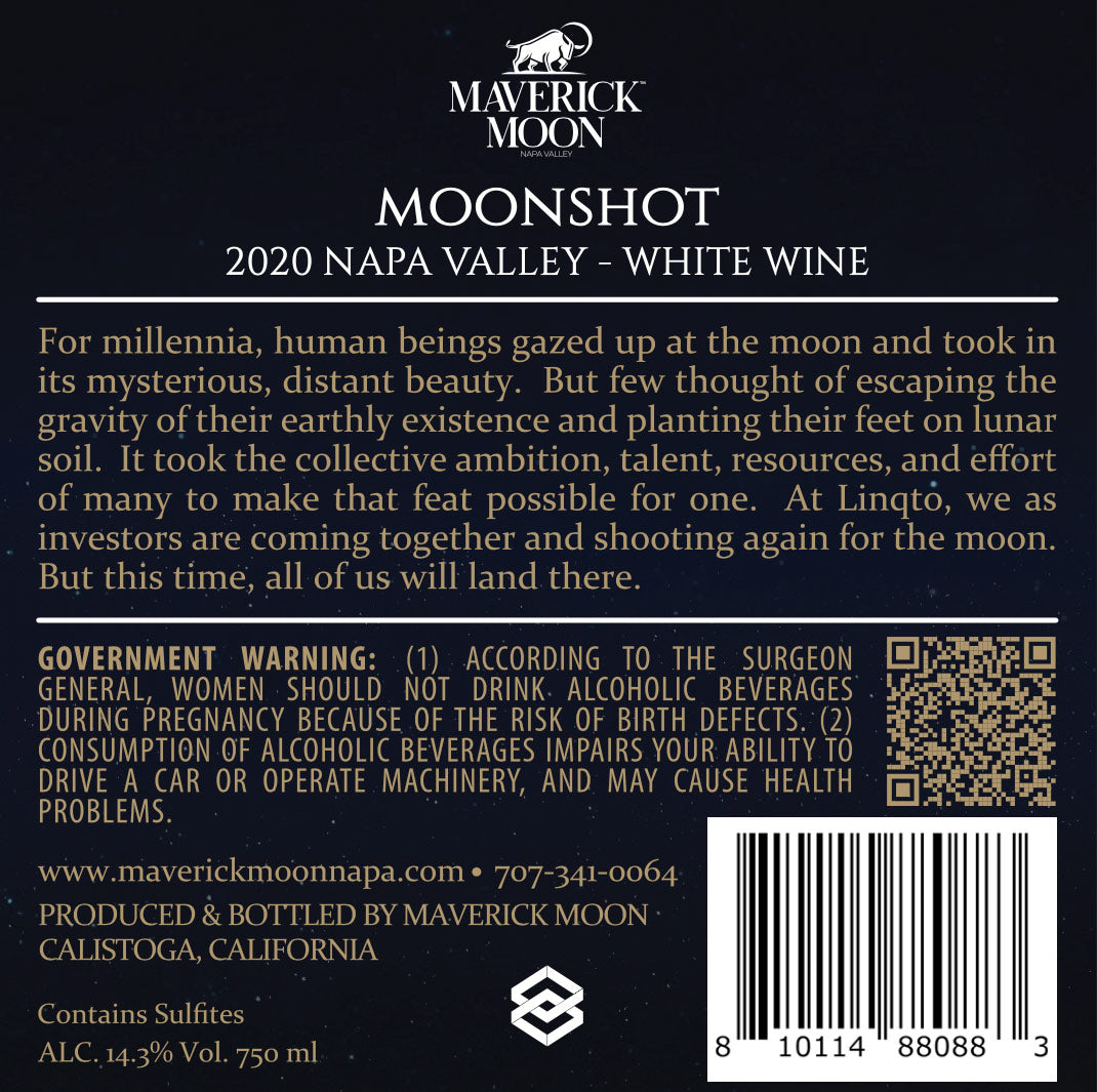 Moonshot - 2020 Cuvée Blanc – Napa Valley