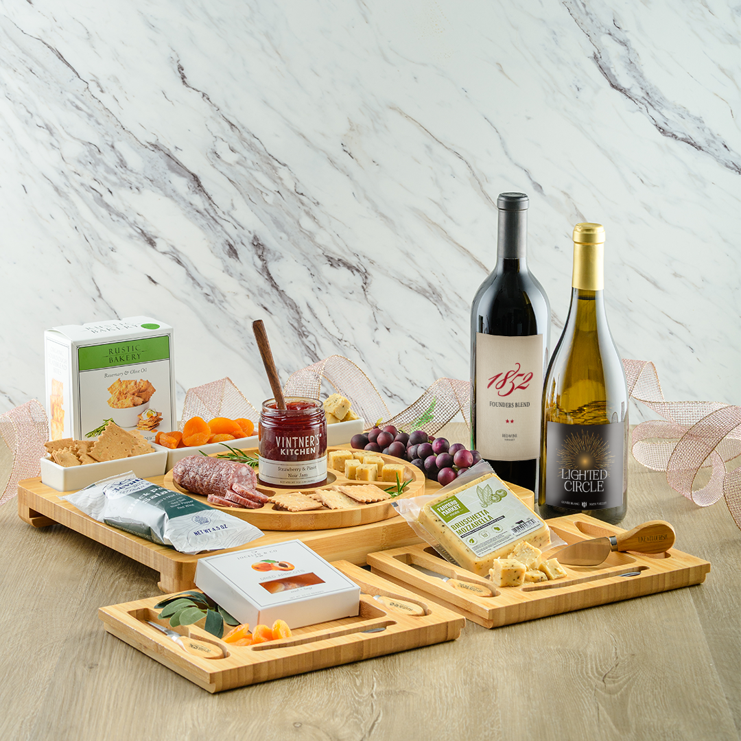 Premium Red & White Charcuterie Board