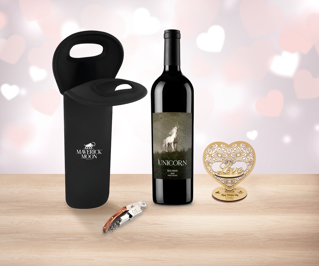 Valentine Red Wine & Tote Bag Delight