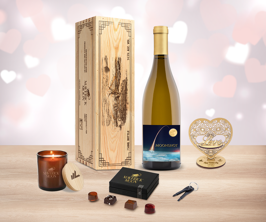 Valentine White Wine "Love" Gift Set