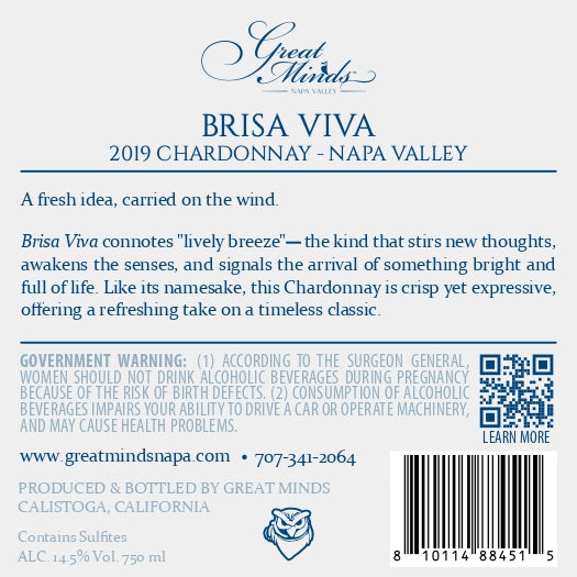 Brisa Viva - 2019 Chardonnay - Napa Valley