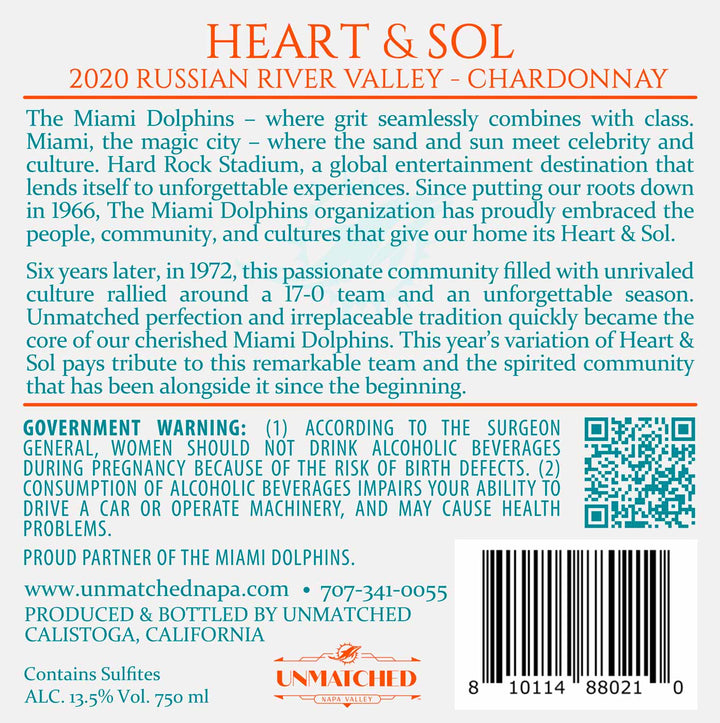 Heart & Sol - 2020 Chardonnay – Russian River Valley