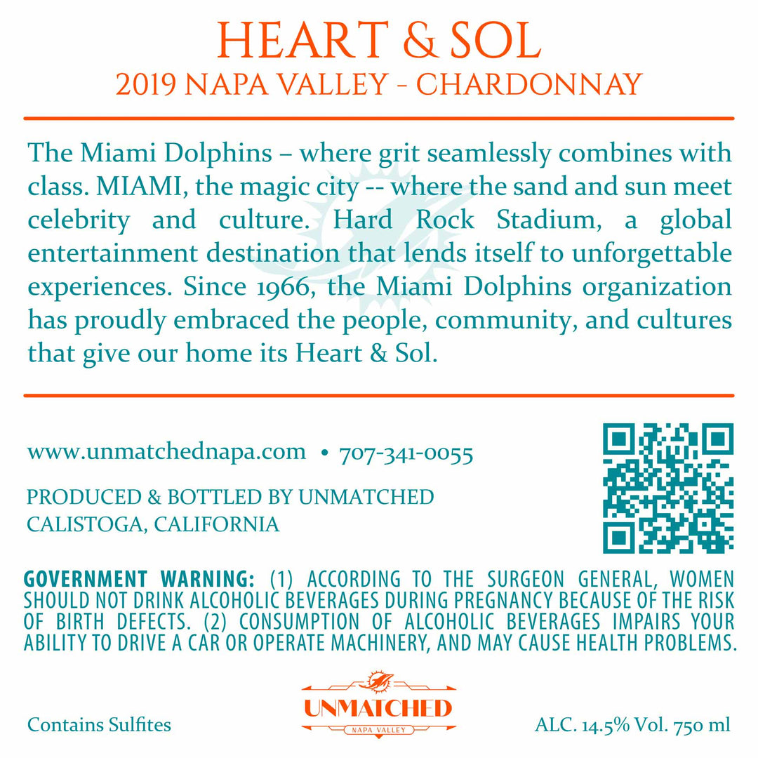 Heart & Sol - 2019 Chardonnay - Napa Valley