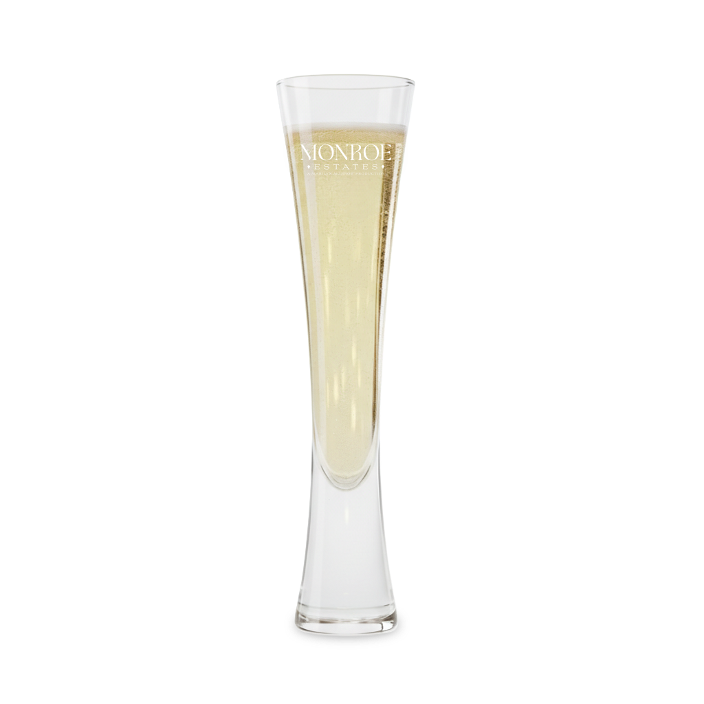 Hand Blown Artisan Crafted Champagne Flute