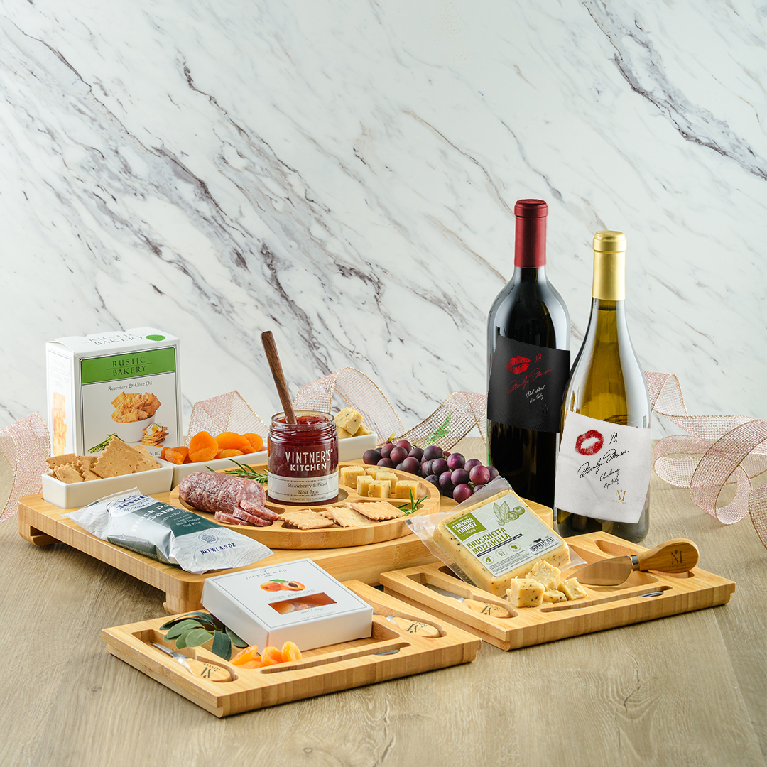 Premium Red & White Charcuterie Board