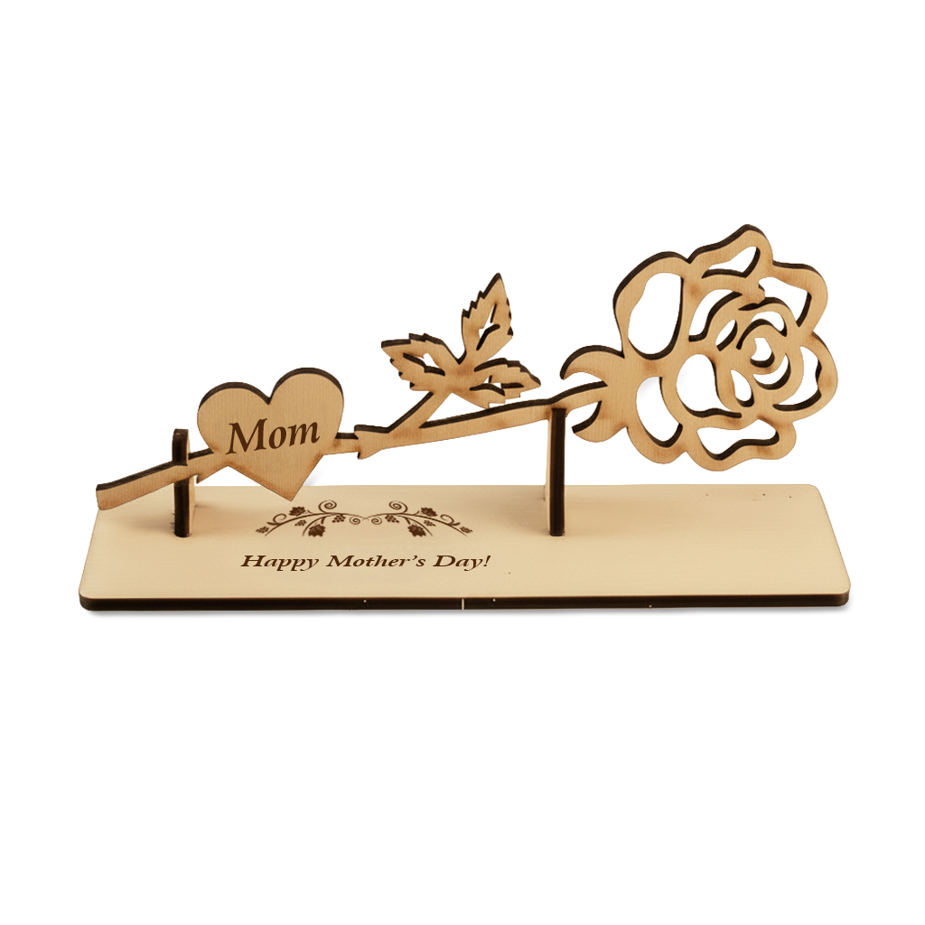 Blooming Love - 3D Wood Card
