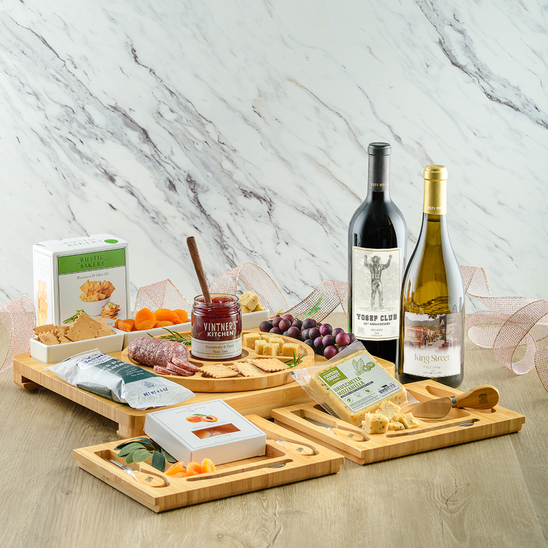 Premium Red & White Charcuterie Board