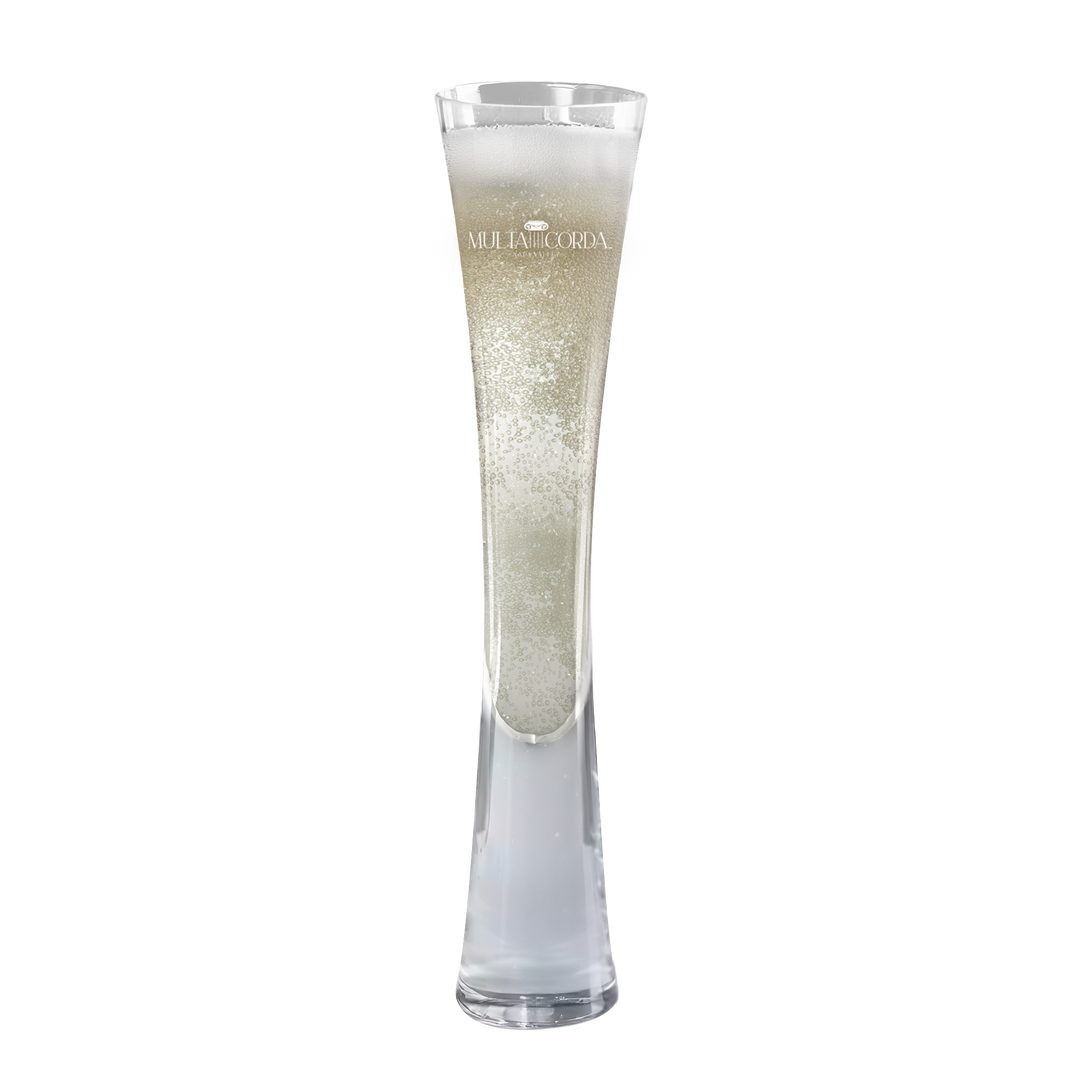 Hand Blown Artisan Crafted Champagne Flute