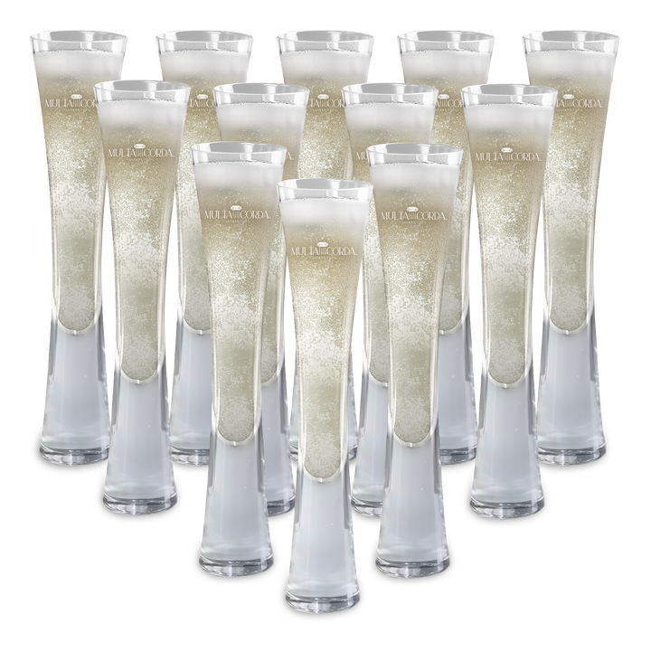 Hand Blown Artisan Crafted Champagne Flute