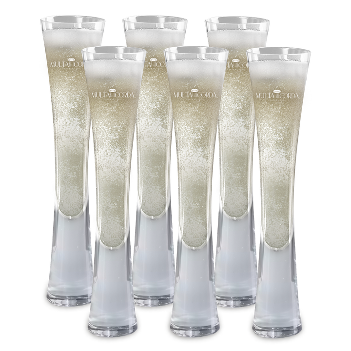 Hand Blown Artisan Crafted Champagne Flute