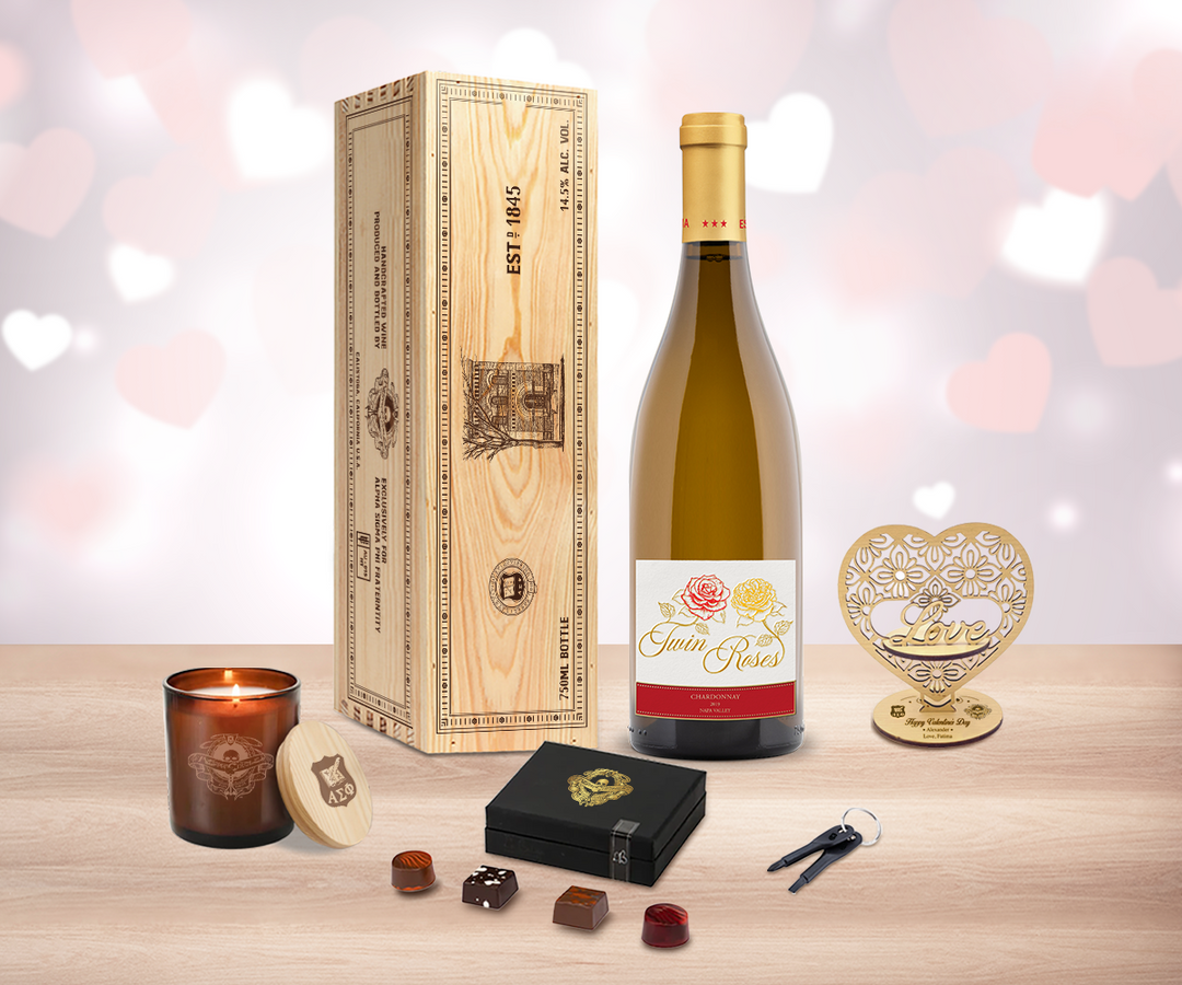 Valentine White Wine "Love" Gift Set