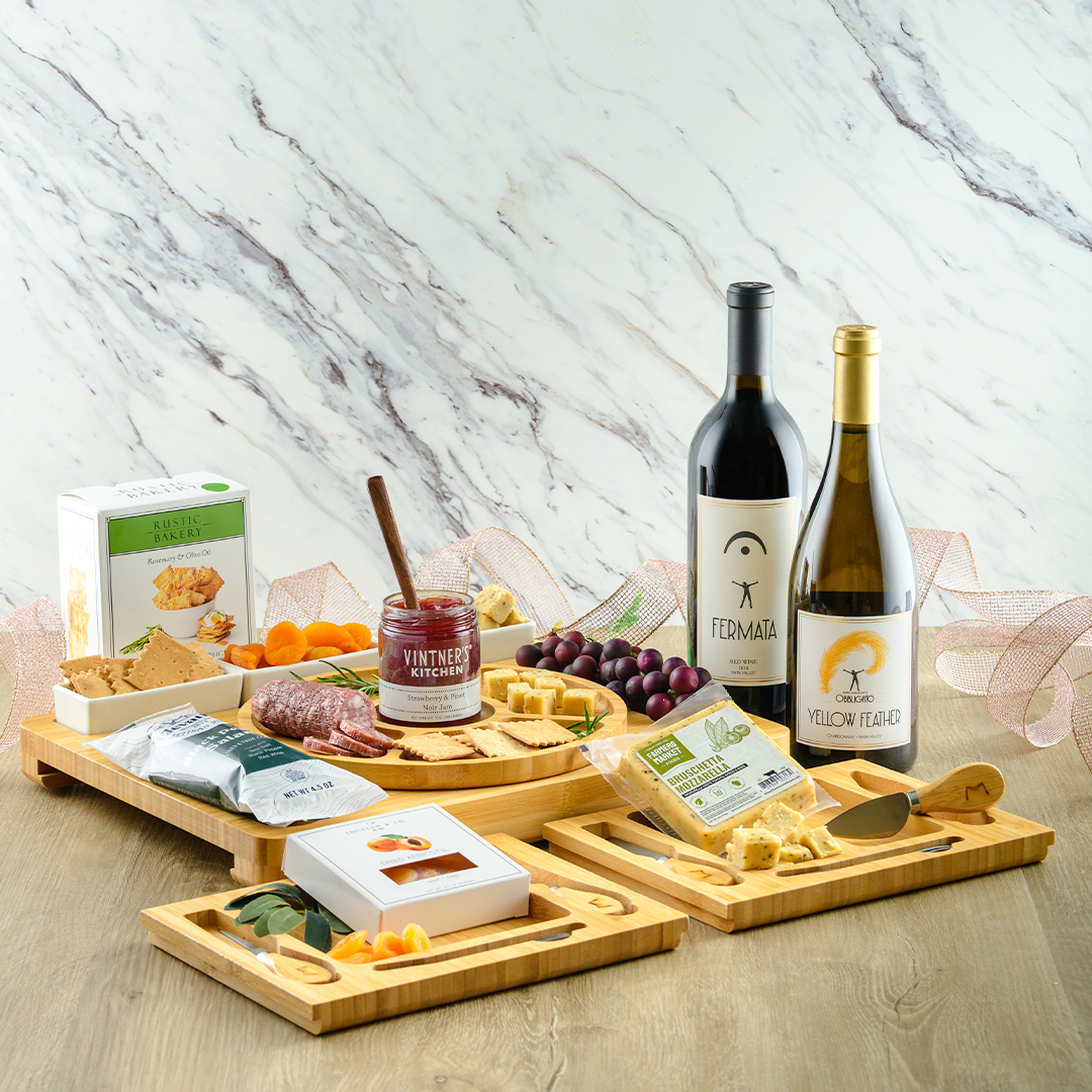 Premium Red & White Charcuterie Board