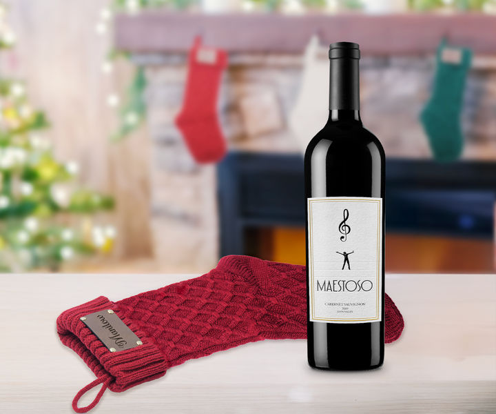 Personalized Christmas Stocking & Sip