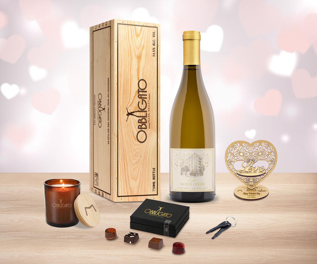 Valentine White Wine "Love" Gift Set