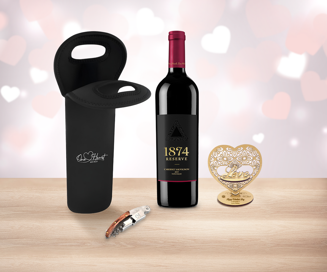 Valentine Red Wine & Tote Bag Delight