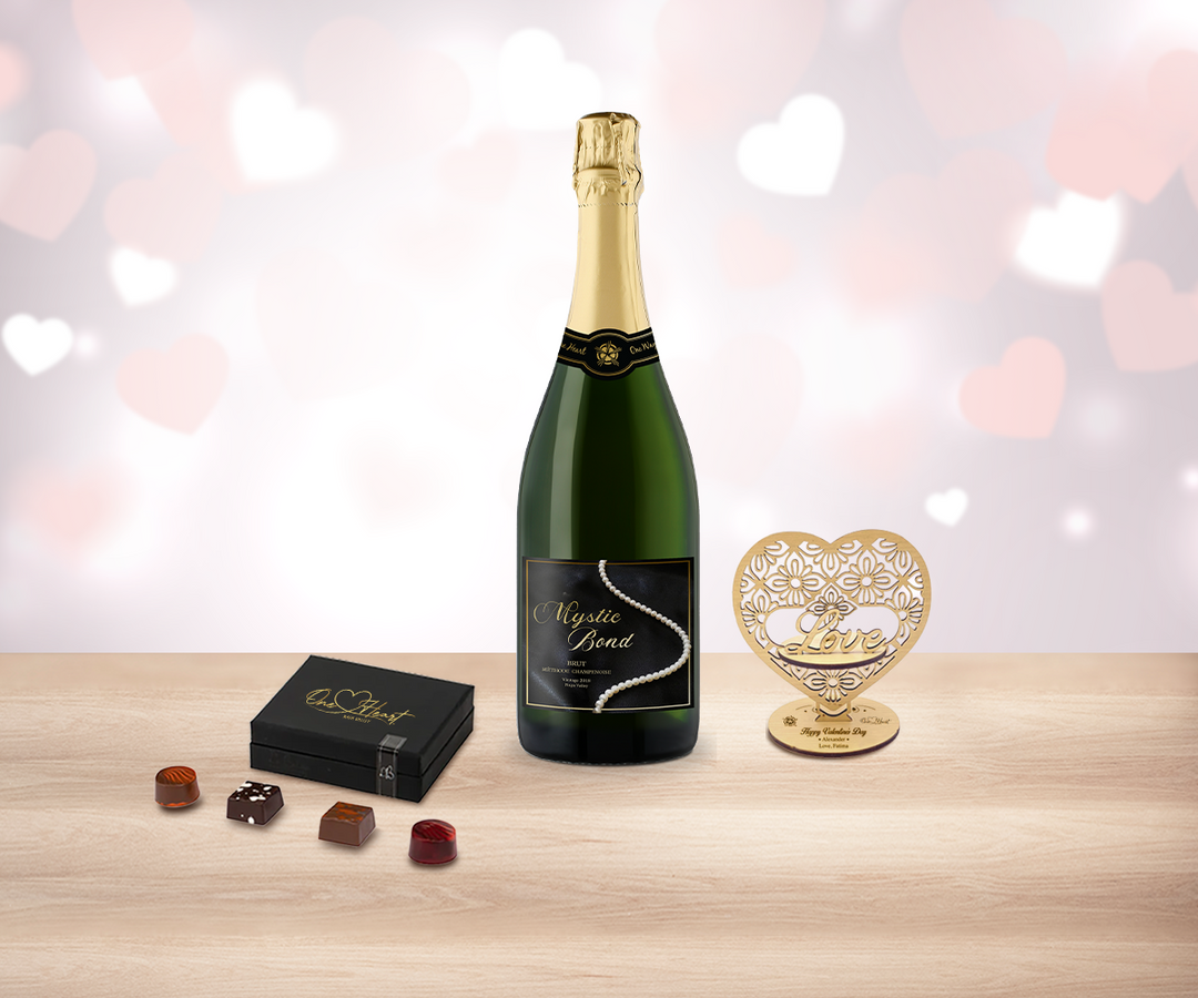 Valentine Sparkling Wine & Truffles Delight