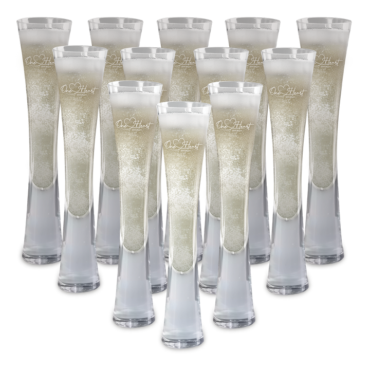 Hand Blown Artisan Crafted Champagne Flute