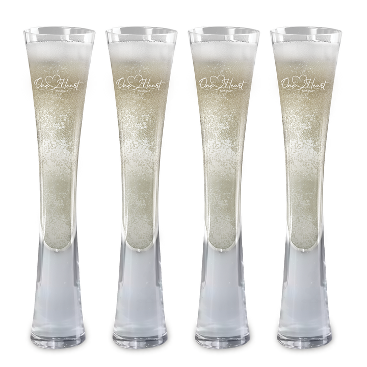 Hand Blown Artisan Crafted Champagne Flute