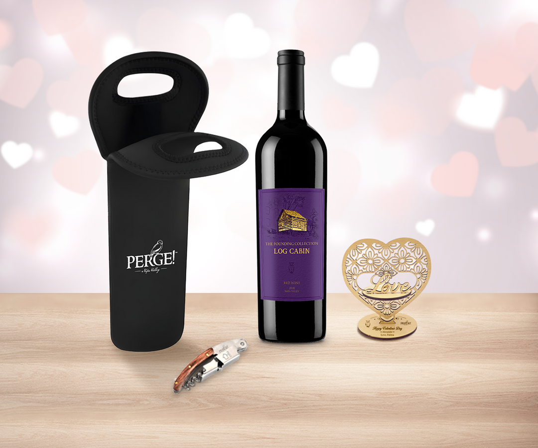 Valentine Red Wine & Tote Bag Delight