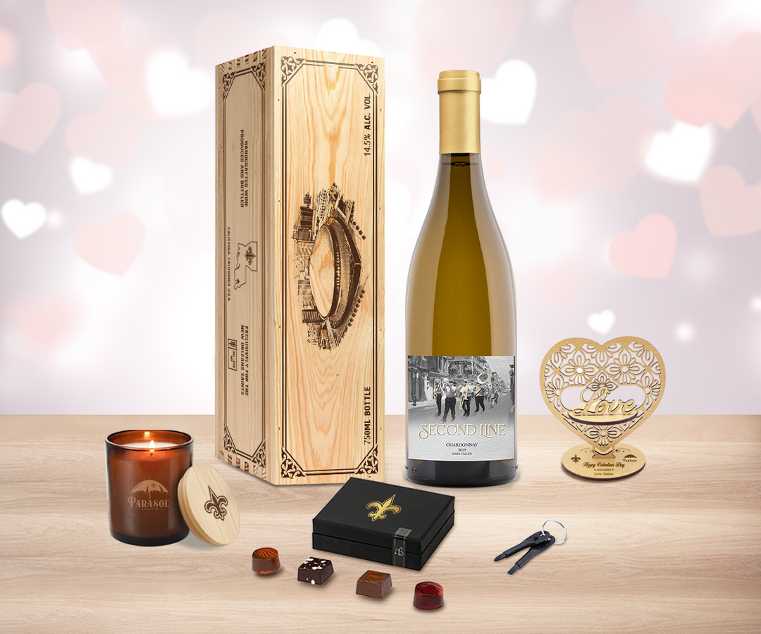 Valentine White Wine "Love" Gift Set