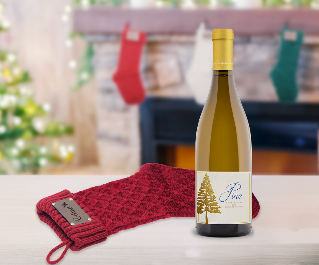 Personalized Christmas Stocking & Sip