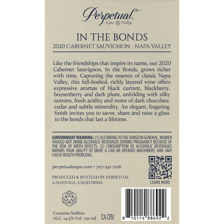 In The Bonds - 2020 Cabernet Sauvignon - Napa Valley