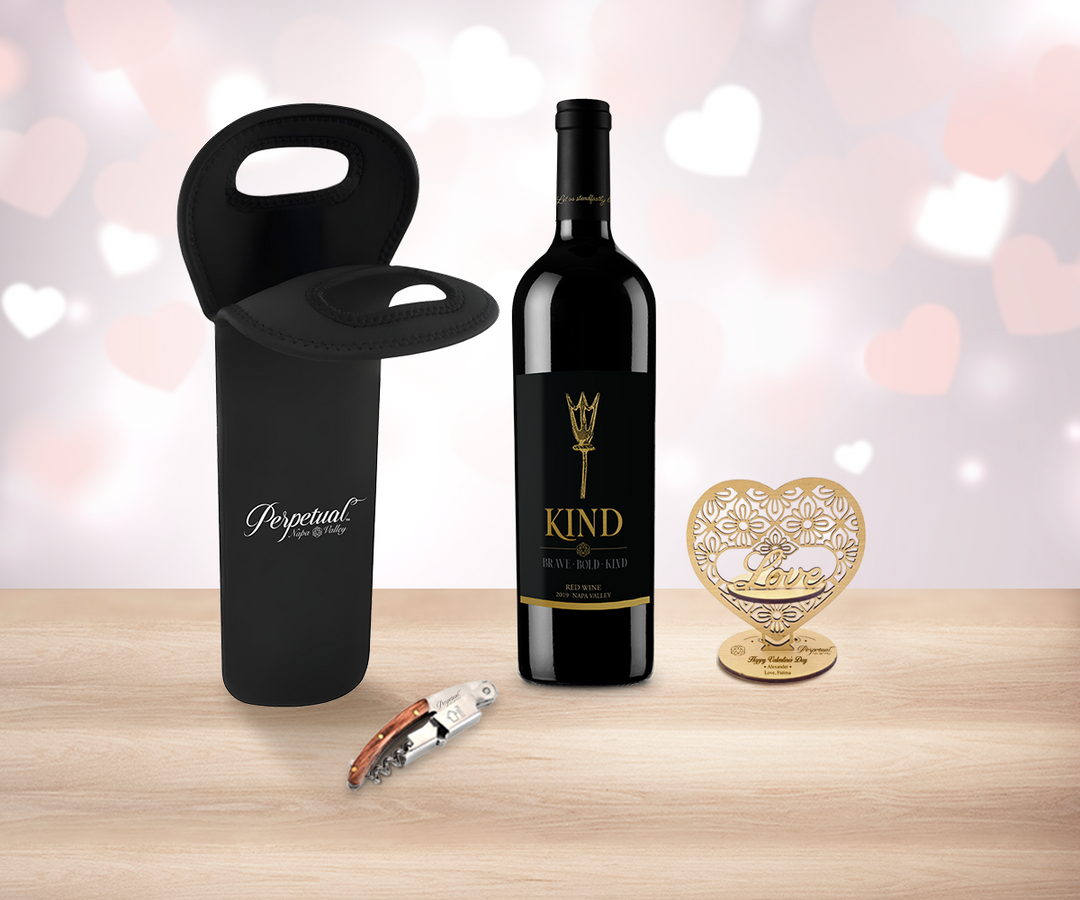 Valentine Red Wine & Tote Bag Delight