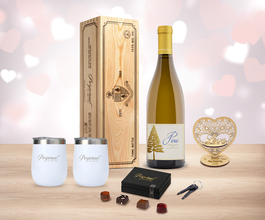 Valentine White Wine "Love" Gift Set