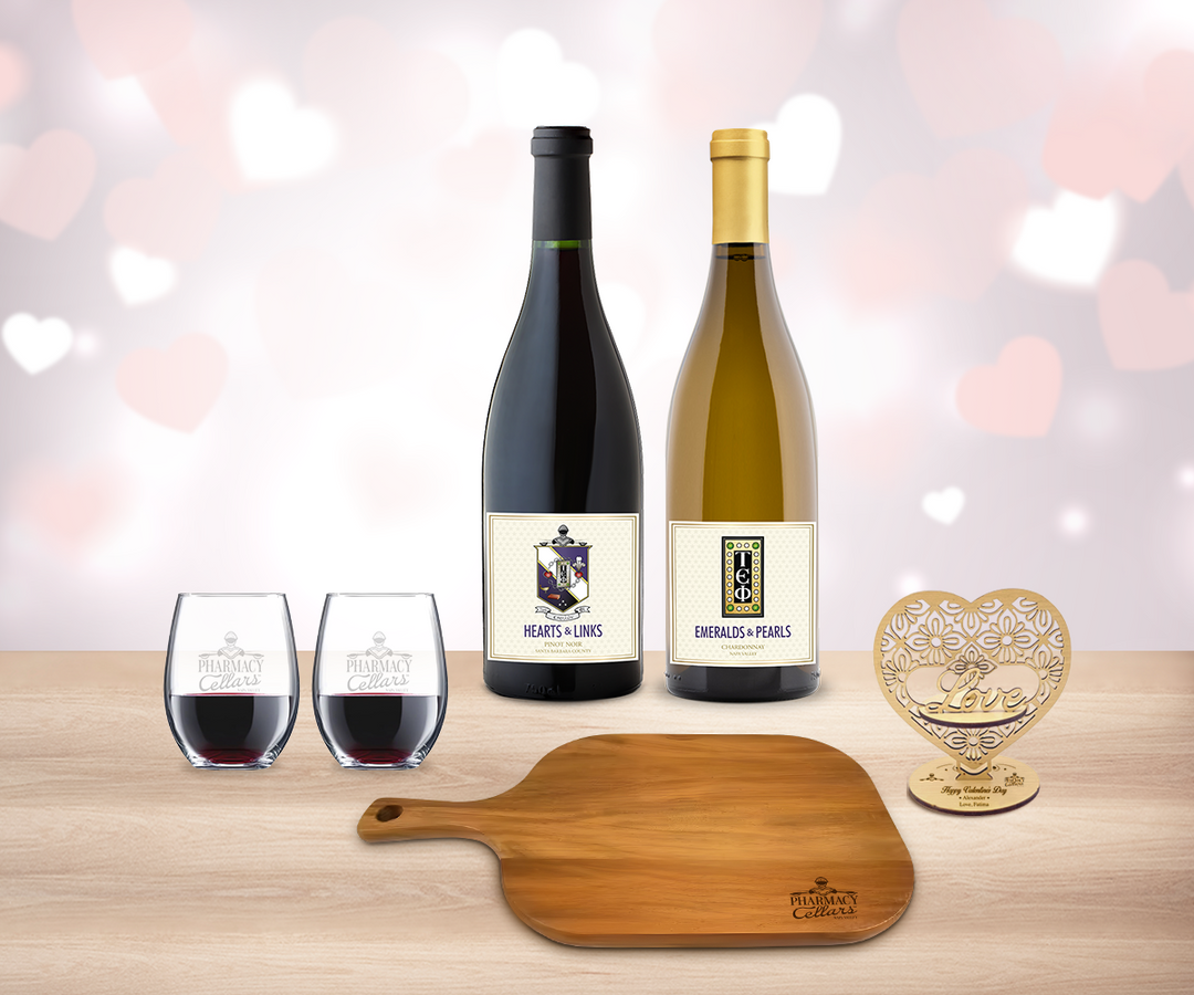 Valentine Pinot & Chardonnay "Toast" Gift Set