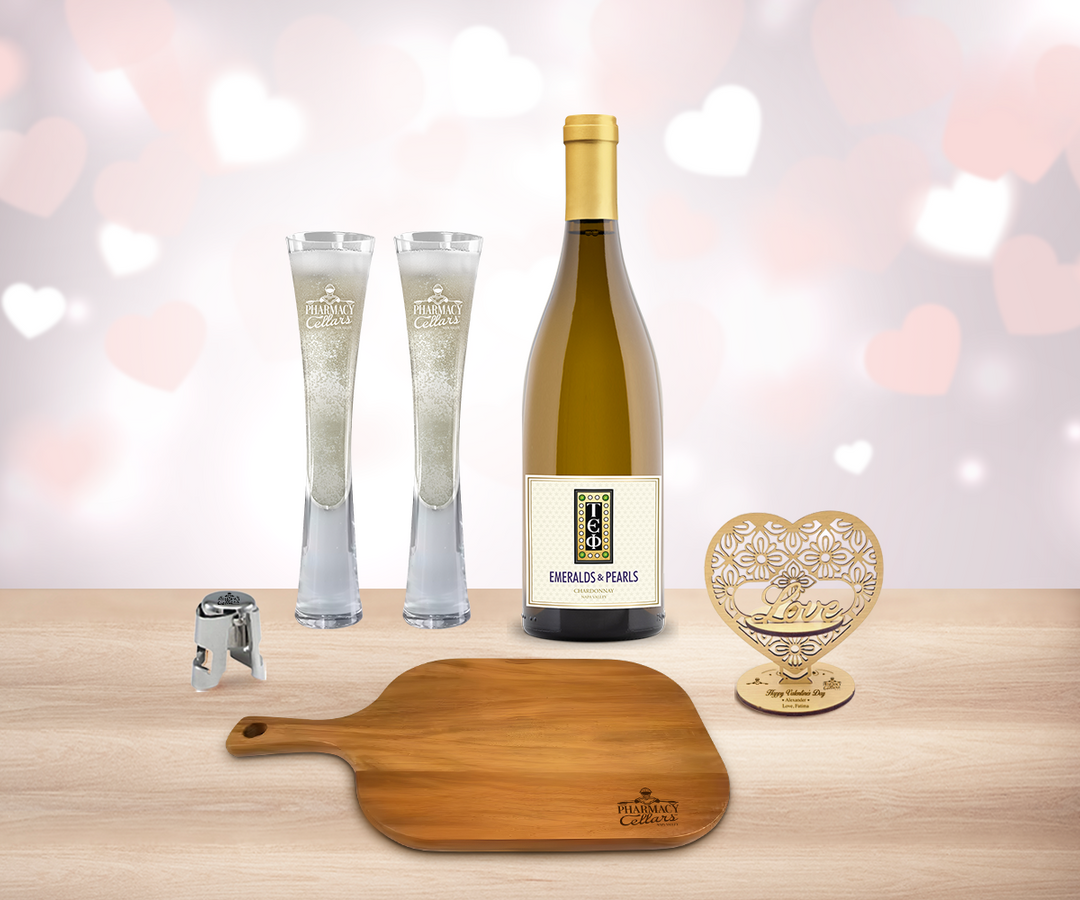 Valentine Chardonnay "Cheers" Gift Set