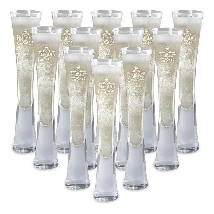 Hand Blown Artisan Crafted Champagne Flute