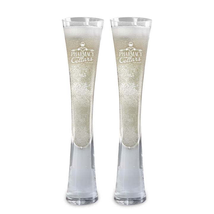 Hand Blown Artisan Crafted Champagne Flute