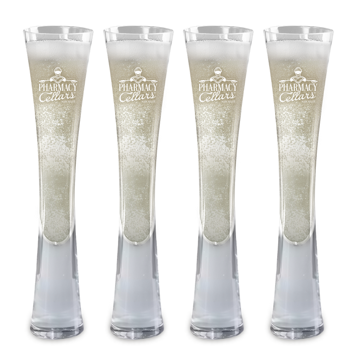 Hand Blown Artisan Crafted Champagne Flute